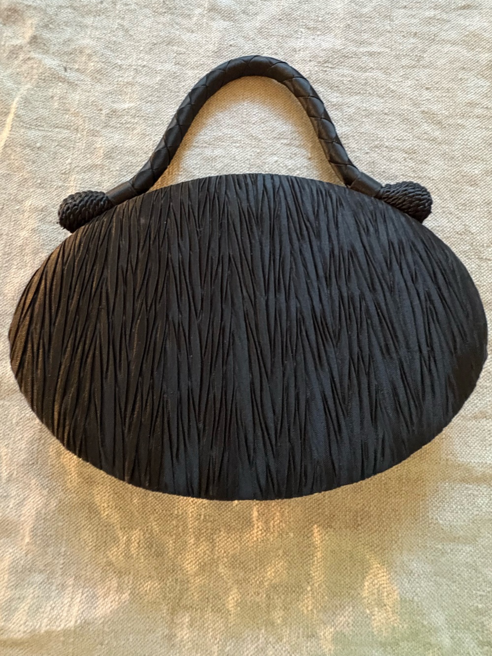 Authentic Vintage Bloomingdale's Micro Pleated Evening Bag